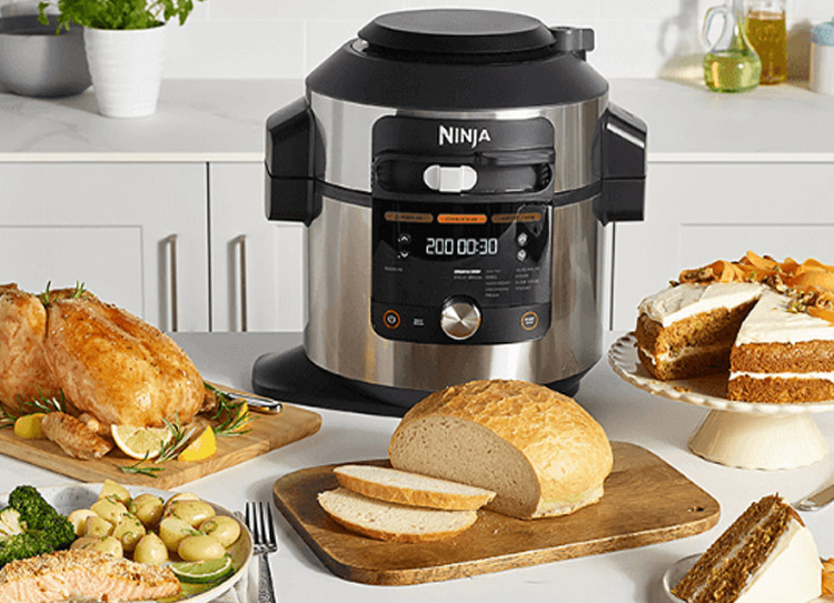 Multicooker Ninja OL650EU, 1460W, 7,5 l, 12in1, SmartLid, Strat antiaderent, Multifunctional